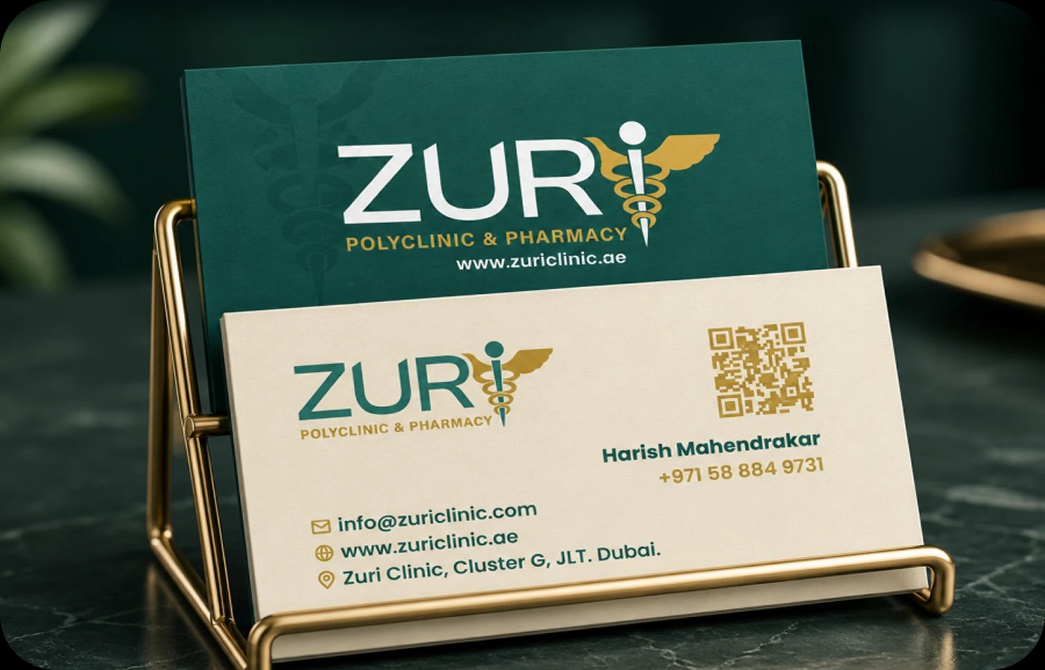 Zuri Business Stationery Cards