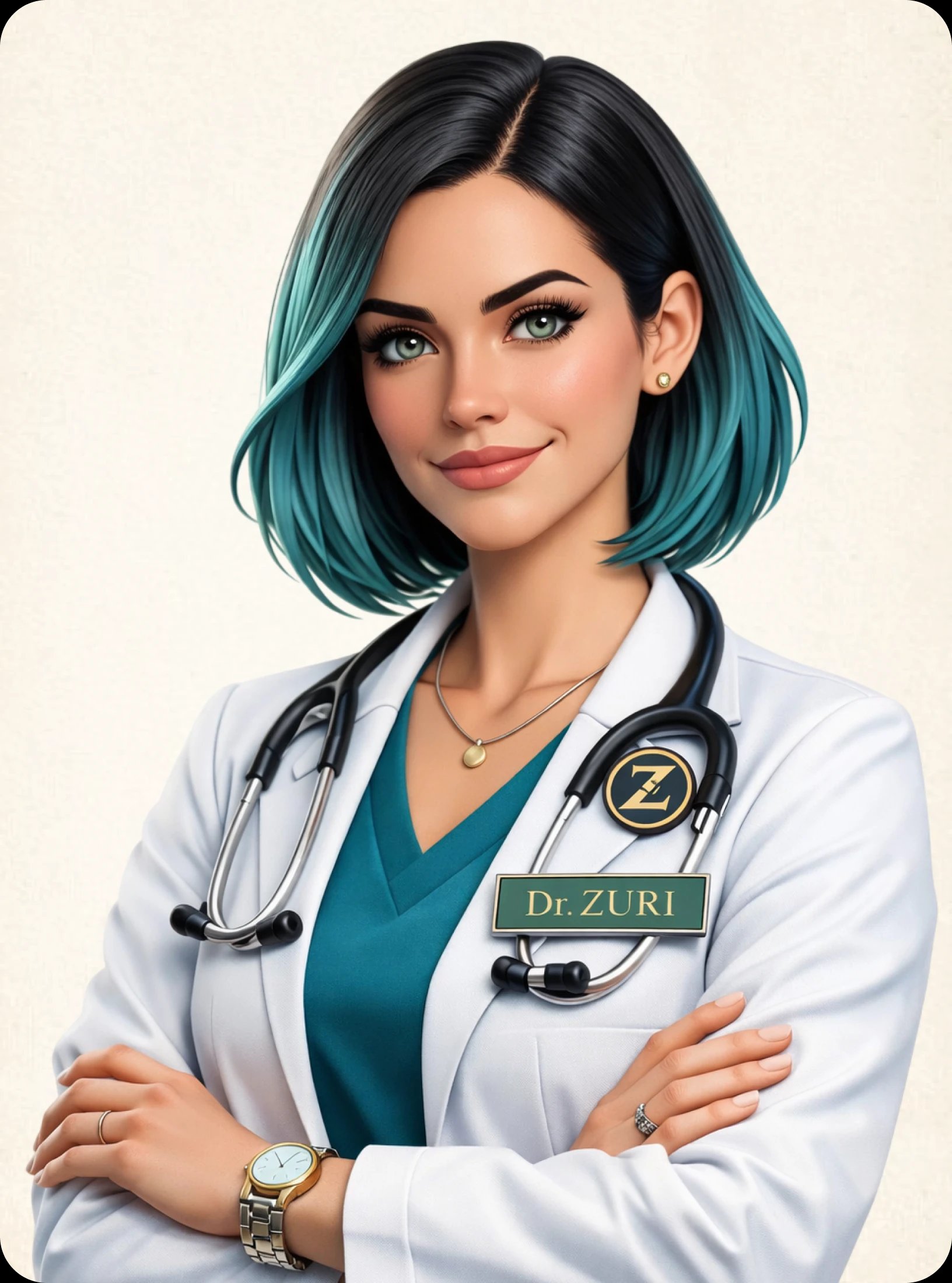 Zuri Medical Doctor Portrait