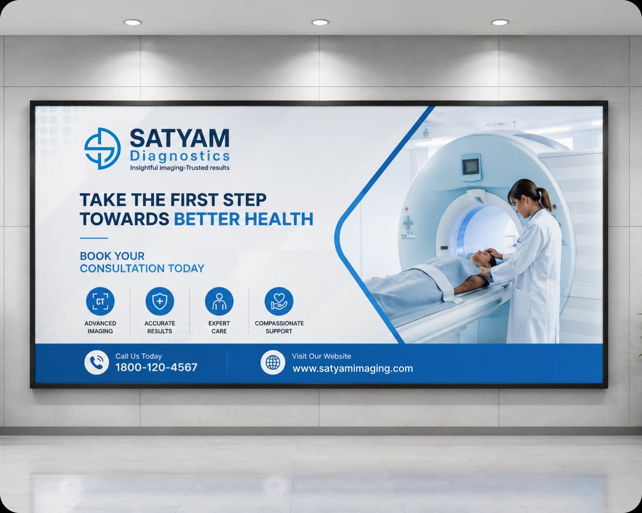 Satyam Diagnostics Healthcare Billboard