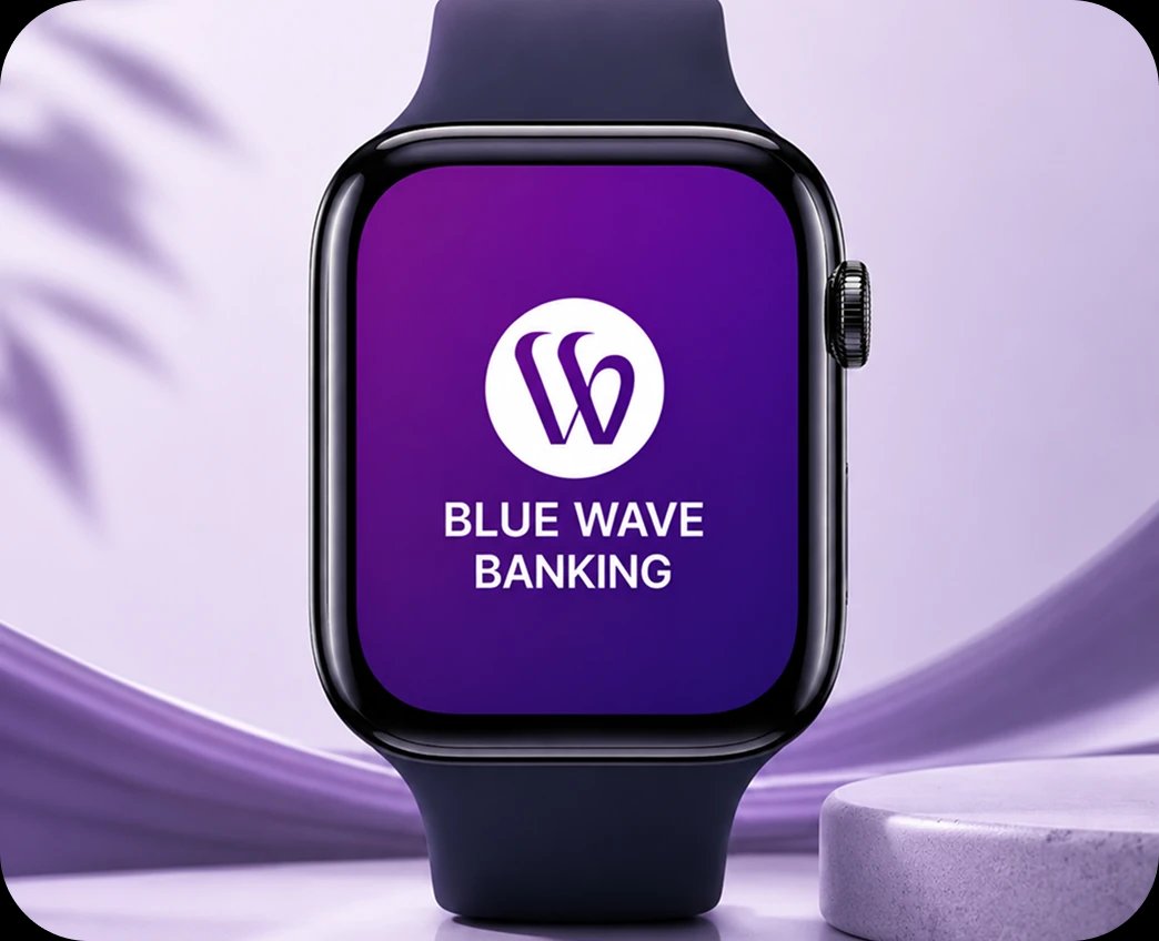Blue Wave Apple Watch