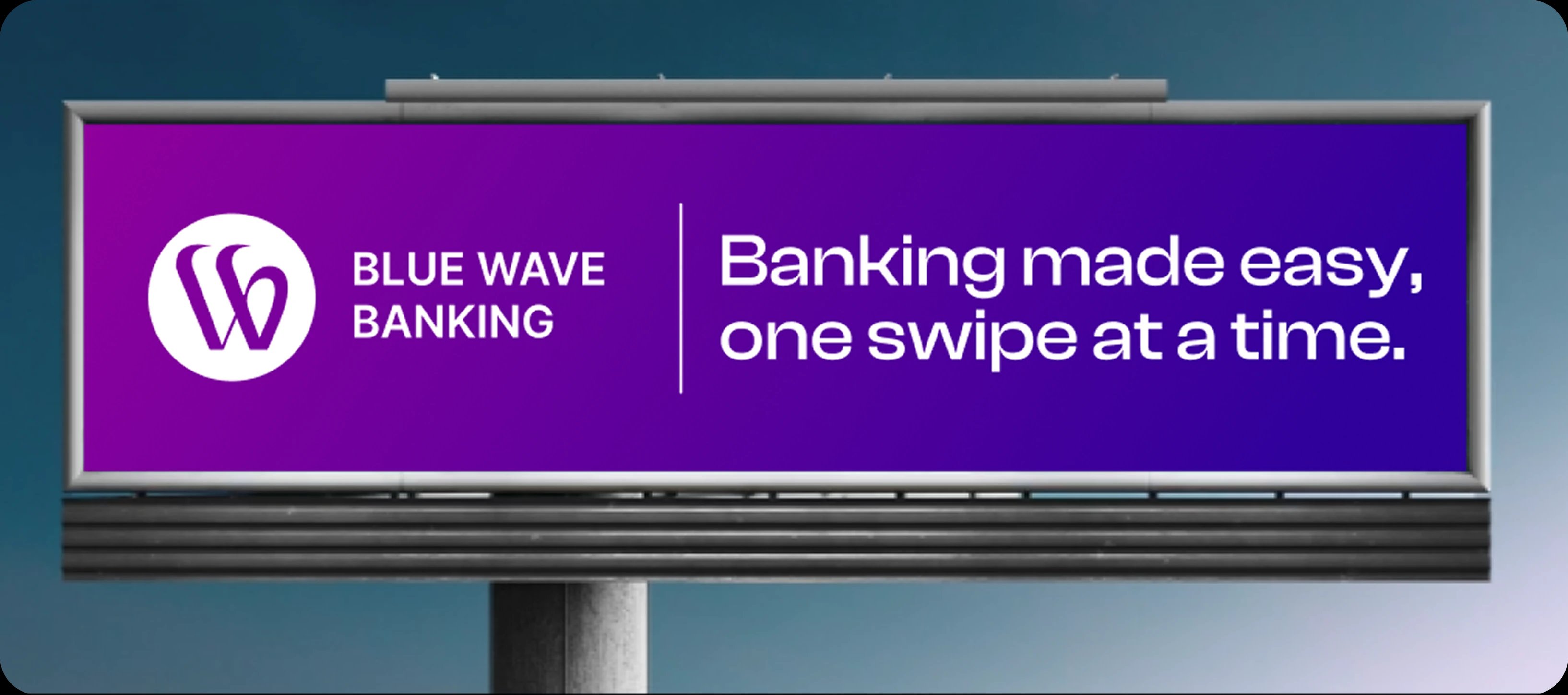Blue Wave Banking Billboard