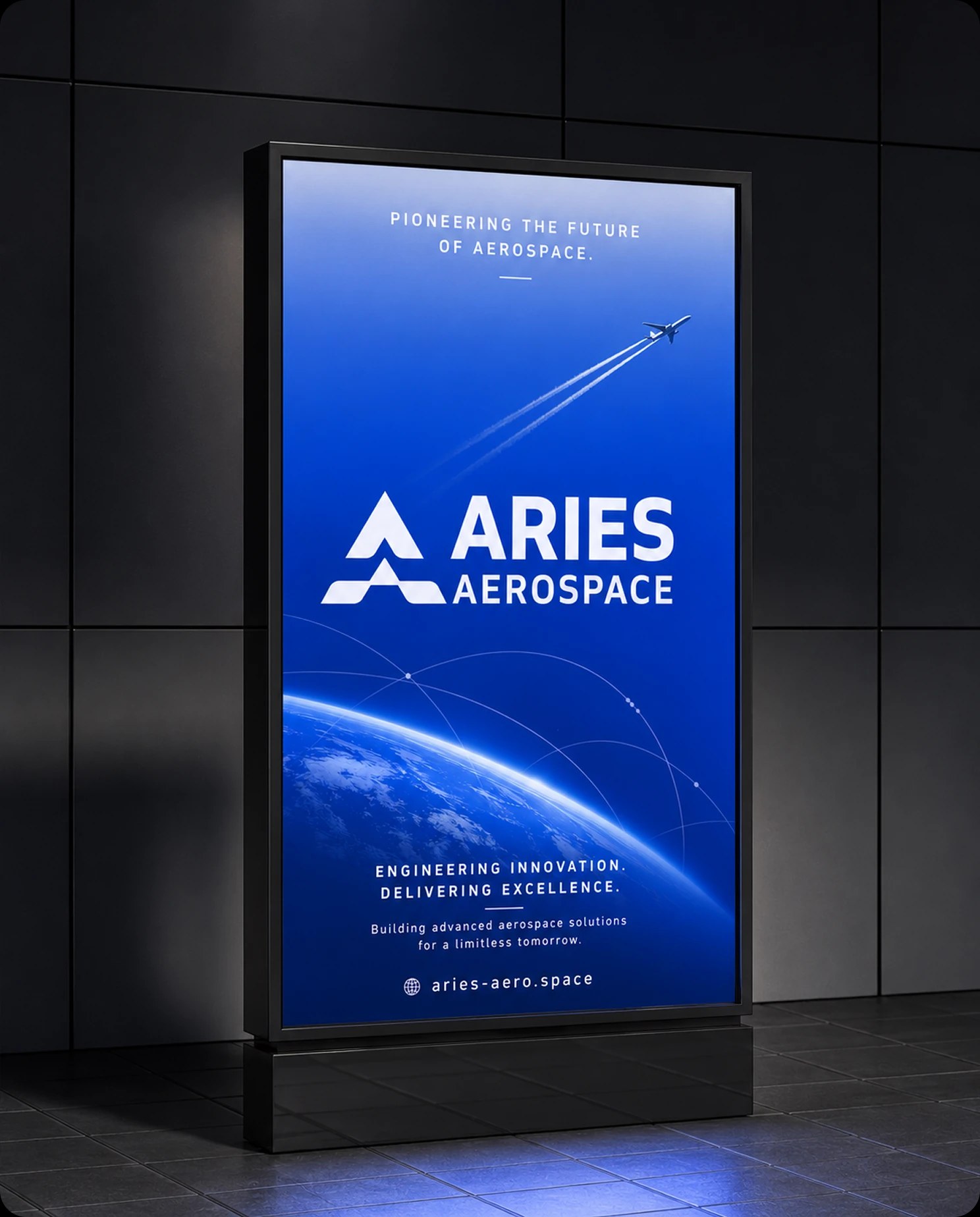 Aries Aerospace Outdoor Digital Billboard Display