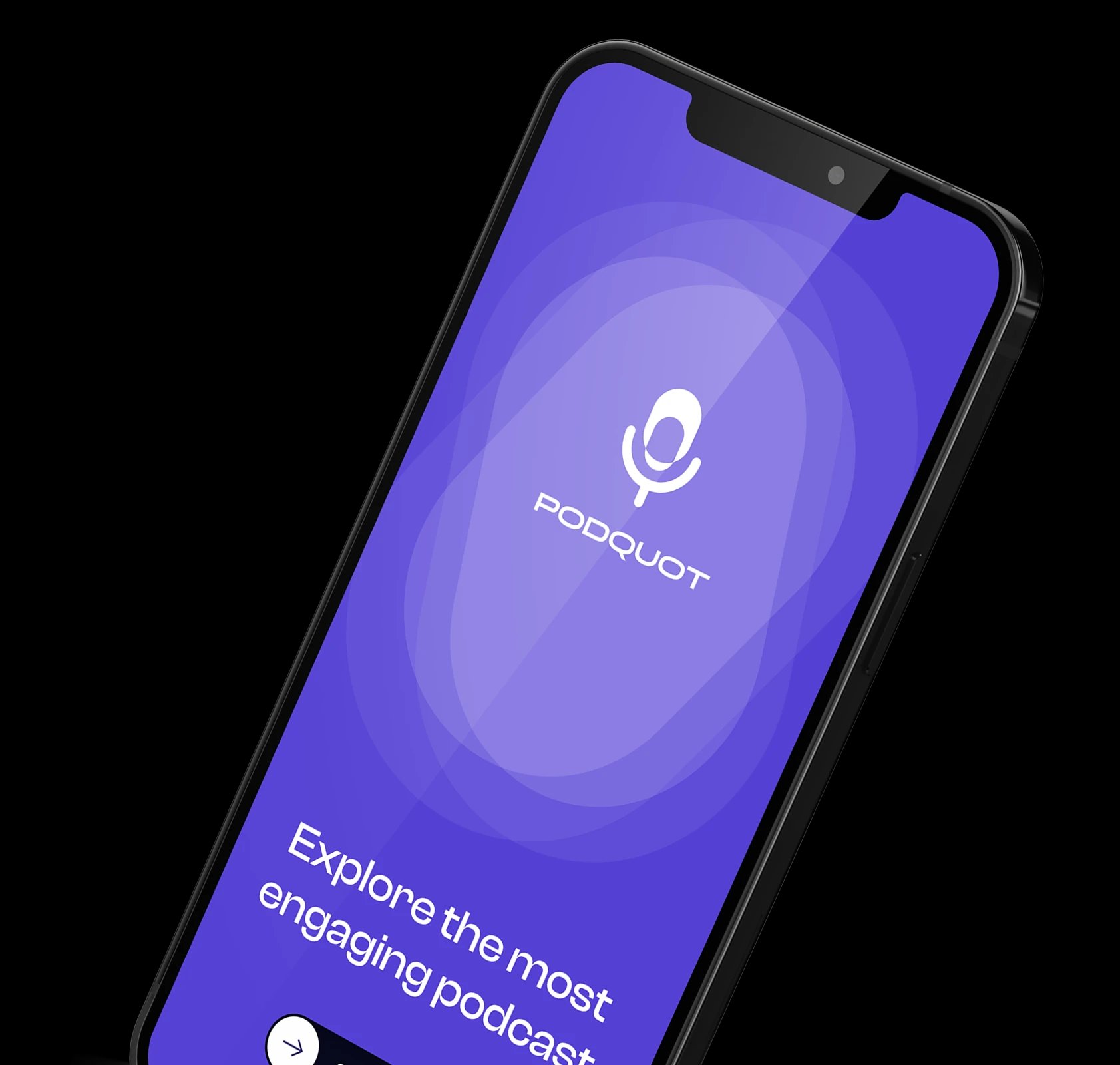 Podquot App Violet Interface